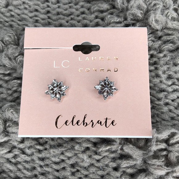 Sold!! Burst Stud LC Earrings Lauren Conrad NEW - Picture 2 of 4